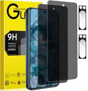 For Google Pixel 9 Pro XL 8 7 6 Anti-Spy Privacy Tempered Glass Protector+Camera