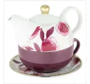 Addison Berry Floral Tea for One Set
