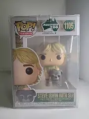 Funko Pop! Vinyl: Steve Irwin with Sui #1105 With Protective Case