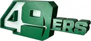 Officially Licensed UNC Charlotte 49ERS 3D Printed Decorative Figure - Great for Home Office, Desk, Shelf - Made from Quality Material - Green/White College Sports Decor