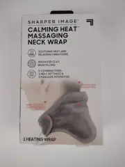 Sharper Image Calming Heat Massaging Neck Wrap. (NOB). .3.