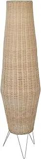 [Amalfi] Rodan Rattan Floor Lamp, Natural, 32 x 32 x 118 cm