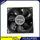 AU Silent Fan for Computer Cases Chassis Cooling Fan Hydraulic Bearing (8cm)