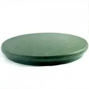 KKSM Hand Made Durable Marble Green Rolling Board for Making Chapati for Kitchen