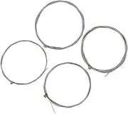 Universal Bass Guitar Strings 4 Pack Alloy Strings for Instruments Lightweight and Compact for Easy Carrying