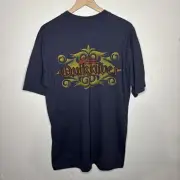Vintage 90s Quicksilver T Shirt Mens Size L Made In USA Surf Skate Rare EUC NWT