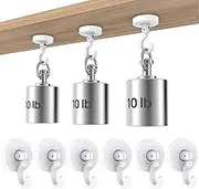 Powerful Adhesive Hooks, 6 Packs Towel Hooks Holder - 10lbs (Max), Hanging Coat,Hat, Clothes, Handbag, Heavy Duty Shower Wall Hanger Hooks for Bathrooms, Living Room, Bedroom, Kitchen, Door
