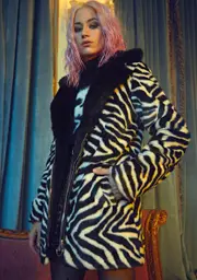 [Current Mood] Earned My Stripes Zebra Coat