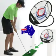 Golf Chipping Pitching Cage Mat Practice Net Training Aid Easy Outdoor Indoor AU
