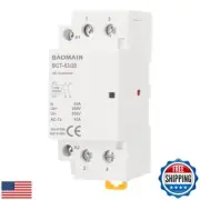 Baomain Normally Open AC Contactor 110VAC 63A 2 Pole 2NO Universal Circuit Co