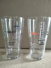 ISLAND OASIS, DUNKIN DONUTS SMOOTHIE/COOLATTA - MIXOLOGY MEASURING CUP SET/2 NEW