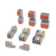Compact Wire Connector Lever Conductor Quick Terminal Block Push Cable Connector