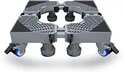 Mini Fridge Stand Washing Machine Base Multi-Functional Adjustable Base Washer and Dryer Stand Appliance Refrigerator Pedestal Stand, 8 Strong Feet