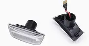 Side Mirror Indicator For Cadillac For BLS For CTS 2piece Led Dynamic Turn Signal Light Side Marker Sequential Blinker Dynamic Sequential Blinker(Dynamic Crystal)