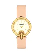 Tory Burch The Pierced Two Hand Gold Tone Stainless Steel Watch, 36mm