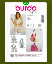 Design your own Reusable Bags Sewing Pattern~Easy Variations~Burda Style 7264