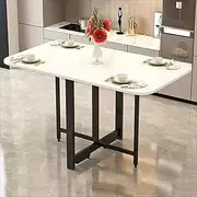 Expandable Wooden Drop Leaf Dining Table for Kitchen and Living Room Folding and Extendable Space Saving Furniture Multifunction Foldable Kitchen Table with 3 Forms