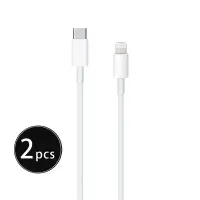 在飛比找環球Online優惠-【2入組】APPLE適用 USB-C to Lightnin