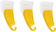 Pot and Pan Dish Scraper, Silicone Spatula, Dish Bowl Scraper Pot Cleaning Tool for Cookware, Dishes, Pans and Pots (3 PCS)