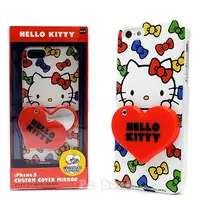 在飛比找PChome24h購物優惠-日本限定SANRIO iphone5【KITTY愛心隨身鏡】