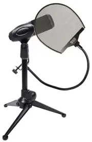 AKG P120 Studio Condenser Recording/Live Streaming Microphone+Stand+Pop Filter