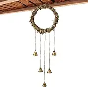 Witch Bells for Door Knob - Witch Wall Decor | Rustic Pendant, Bell Ornament Hanger, Aesthetic Charm for Patio Garden Home Porch