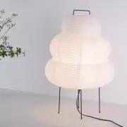 Noguchi Style Lamp, Akari Lamp, Paper Lantern Lamp, Floor Paper Lamp, Rice Paper