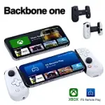 【BACKBONE ONE】《FOR IOS》原裝進口 電玩遊戲手機控制器(PS、XBOX、STEAM串流遊玩、各類手機遊戲) 白色(PS聯名款)