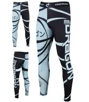 DRAGON Mens Compression Base Layer Workout Leggings Sport Apparel Training Pants