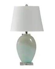 StyleCraft Glass Table Lamp