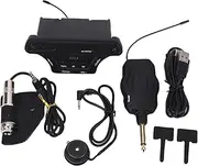 Acoustic Guitar Pickup, Acoustic Soundhole Pickup with Bluetooth Microphone, Type C Charging Port Guitar Active Vibration Pickup, Advanced Sound DSP Effects