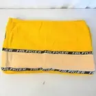 TOMMY HILFIGER Yellow Black Stripe Cotton Bath / Beach TOWEL 34" x 67” NWT