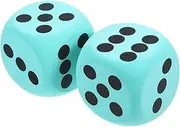 HONITANO 2Pcs Eva Large Dice Jumbo Game Props for Parties Educational Play Gatherings Soft Lightweight Design for Indoor Outdoor Fun