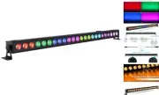 LED Stage Wash Light Bar: 24LEDs 96W 4in1 RGBA DJ Light Bar DMX Control Sound