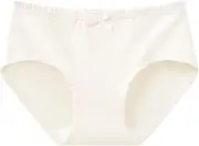 [Erlemetes] Yellow Cotton Underwear Women Hipster Panties Low Rise Briefs Ladies Soft Breathable Seamless Bikini Panty XL, Yellow, X-Large