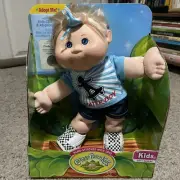 New Cabbage Patch Kids Phillip Jerome Oct12th Soft-Sculpt Skateboard Boy Doll