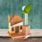 Plant Propagation Station. Whimsical Cottage Design, Solid Wood.