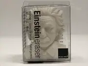 Albert Einstein Detailed Eraser, White