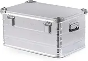Outdoor Camping Table Storage Box, 30L Capacity Design Outdoor Car Aluminum Alloy Camping Equipment Wear-Resistant Box Storage Box