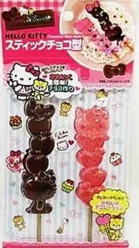 在飛比找樂天市場購物網優惠-大賀屋 Hello Kitty 造型 巧克力棒 模具 食物 