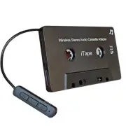 Cassette Adapter Car Bluetooth Audio Receiver Work While Charging Support TF ...