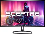Curved 32" Gaming Monitor - 240Hz Refresh Rate, Built-in Speakers, Anti-Flicker