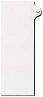 Avery Individual Legal Exhibit Dividers, Style, 185, Side Tab, 8-1/2" x 11", 25 Set/Pack (82401)