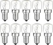 Spendeal 10PCS Himalayan Salt Lamp Bulbs Globe Light Bulbs Heat Resisting 7W E14 | Long Lasting Night Light Bulbs for Crystal Salt Rock Lamps, Scentsy Warmer Wax Diffuser, Candle Warmers (10)