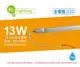 綠明科技ecolighting LED T8 13W 6800K 白光 IP66 3尺 全電壓 防水 日光燈管 _ ZZ520041