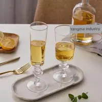 在飛比找ETMall東森購物網優惠-法式復古小眾高腳杯甜 酒杯 ins風北歐香檳酒杯中古紅酒杯洋