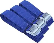 CHICAMPERA 3pcs Heavy Duty Adjustable Cam Buckle Straps Luggage Packing Straps for Cargo Securing Versatile Tie Down for Motorcycles Cars Bicycles
