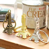 在飛比找樂天市場購物網優惠-復古迷你巴黎 艾菲爾鐵塔造型鑰匙圈【BlueCat】【JD0