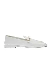 Patent leather loafers 37.5,37,36.5 white