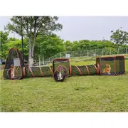 Portable Cat Playpen Outdoor Enclosures - 6 in 1 Folding Play